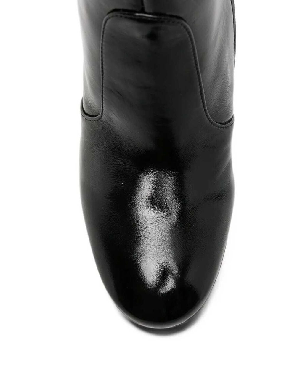 Chie Mihara Black Manel Leather Ankle Boots