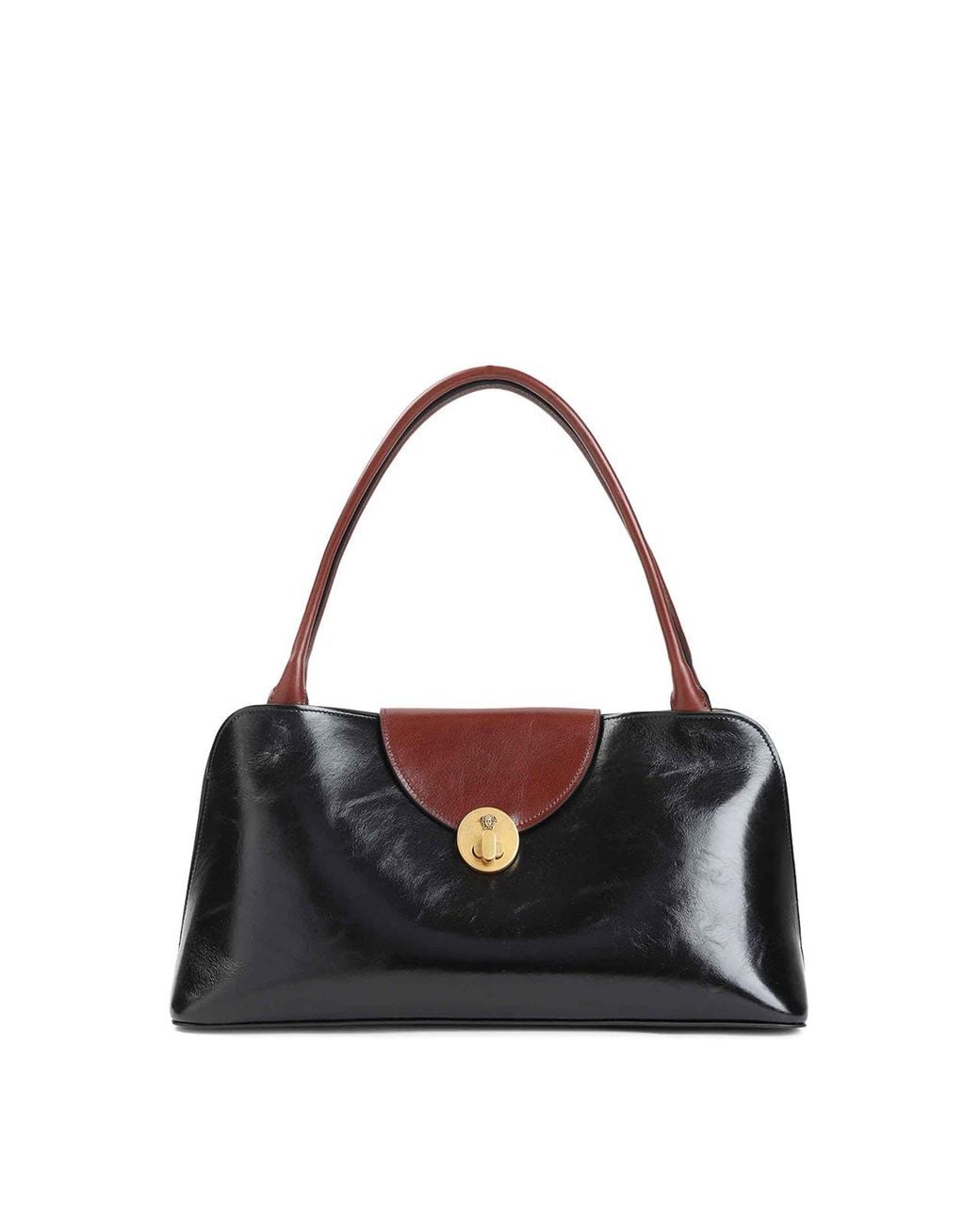 Versace Black Medium E/W Shoulder Bag