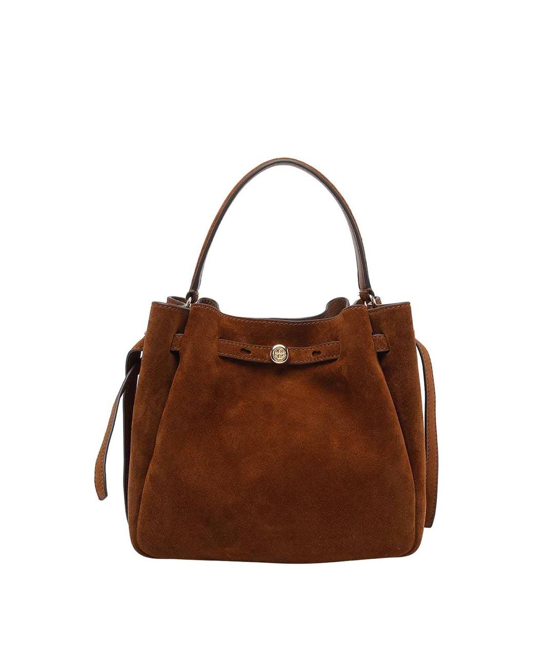 Tory Burch Brown Romy Suede Bucket Bag