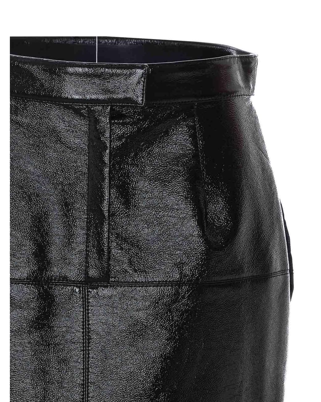 Lanvin Black Straight Skirt