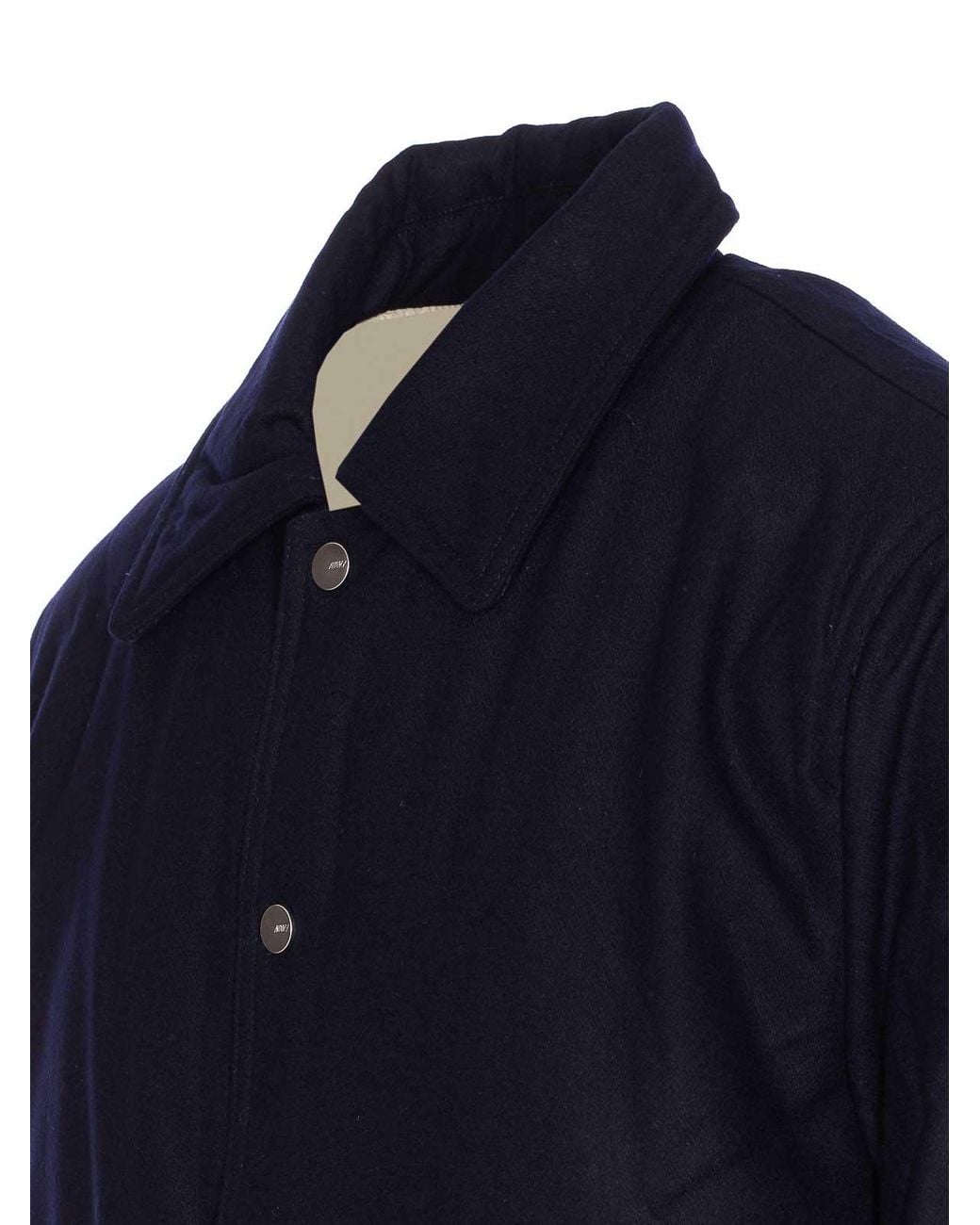 Autry Blue Button-Fastening Jacket for men