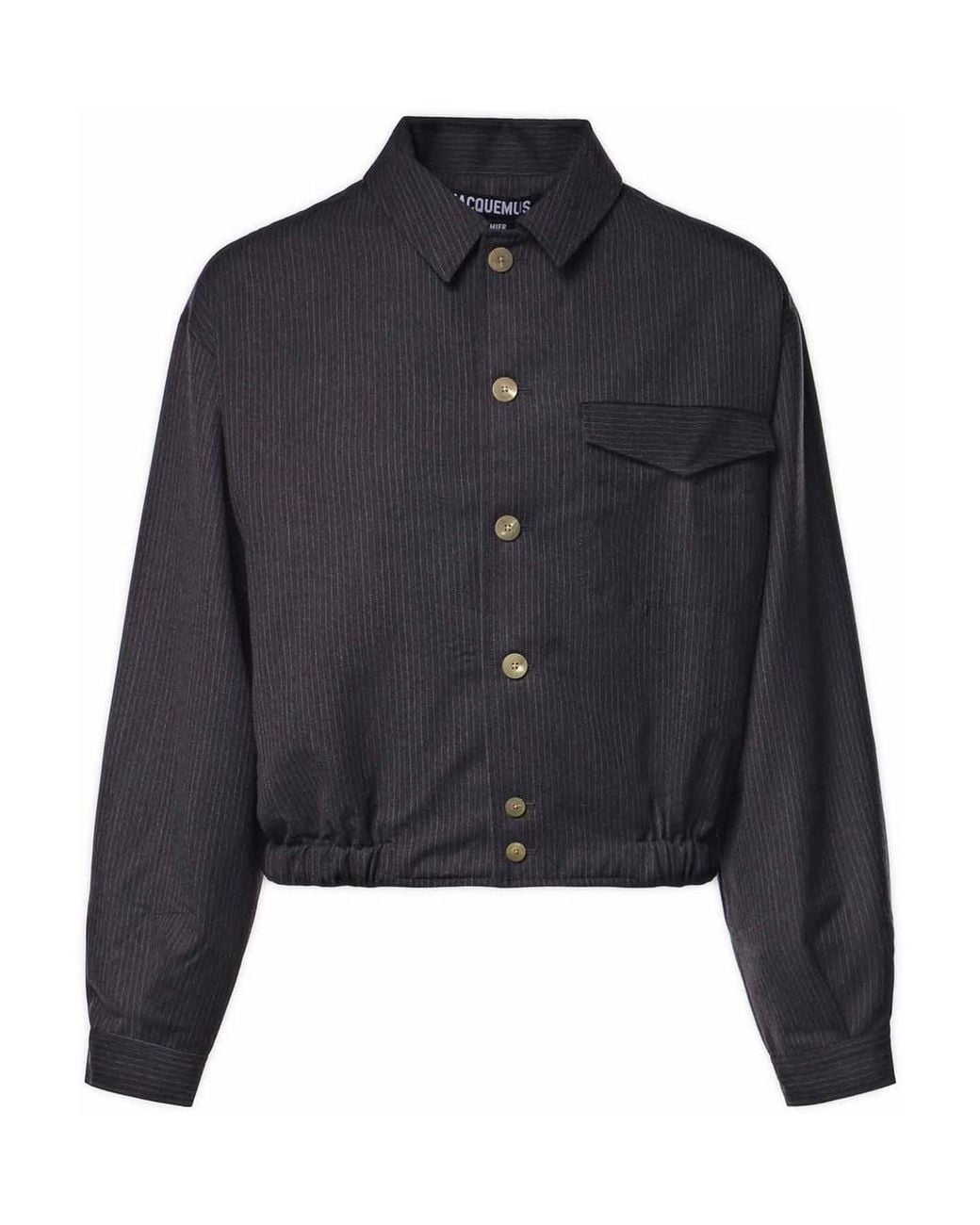 Jacquemus Blue Cubano Wool Jacket for men