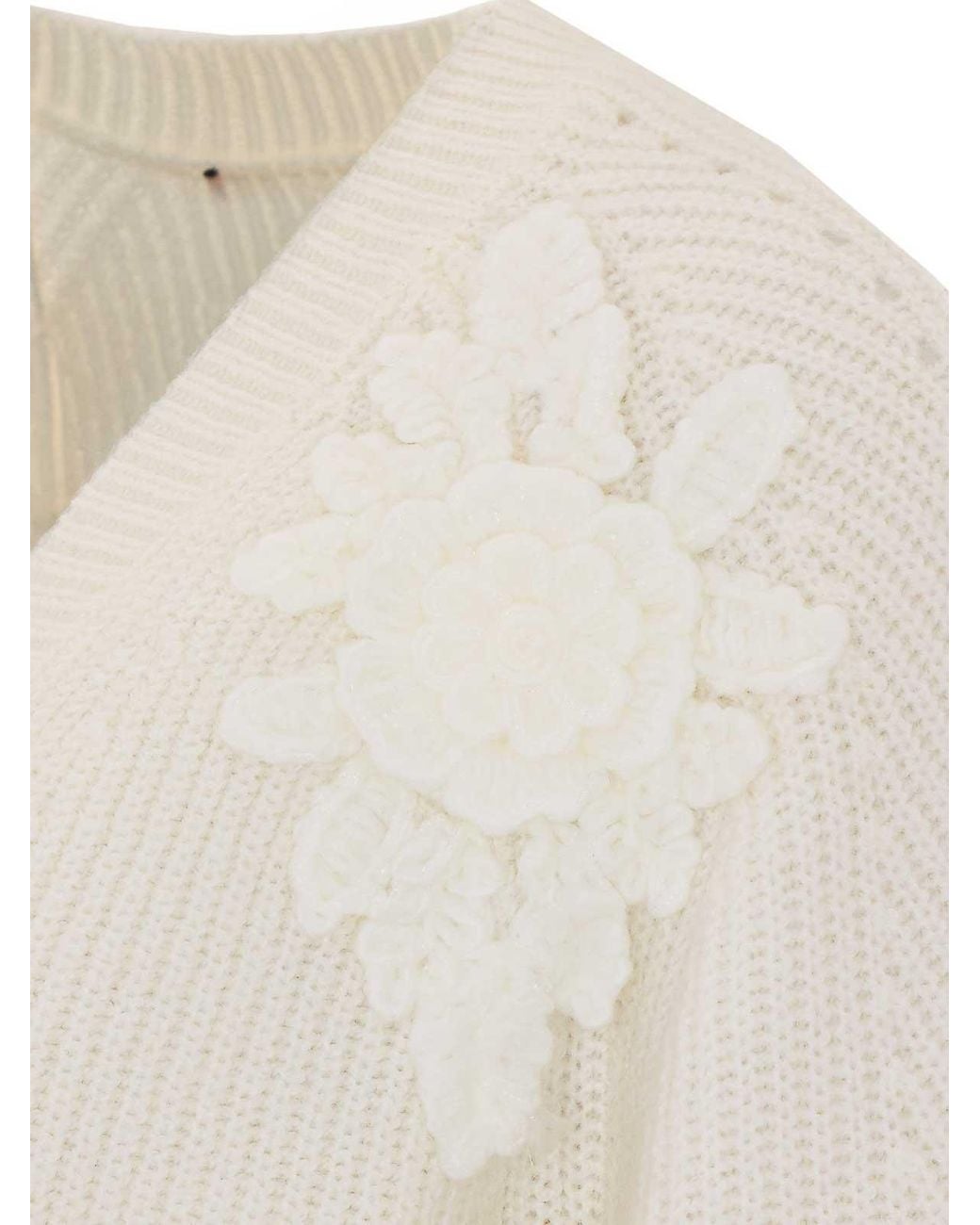 Twinset White Ivory Cardigan