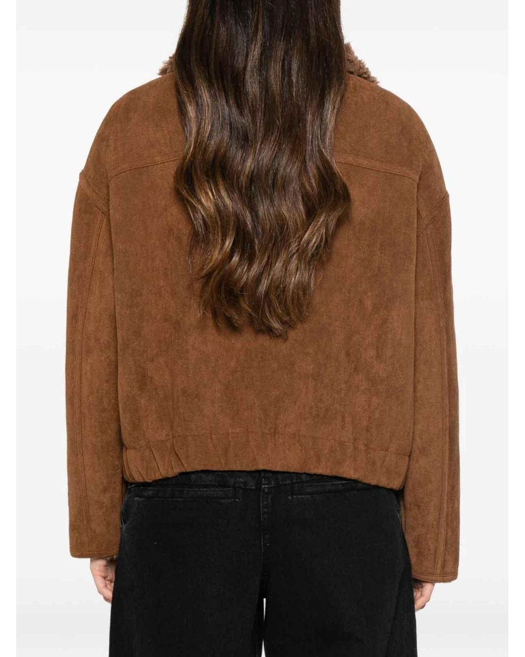Ermanno Scervino Brown Short Coat