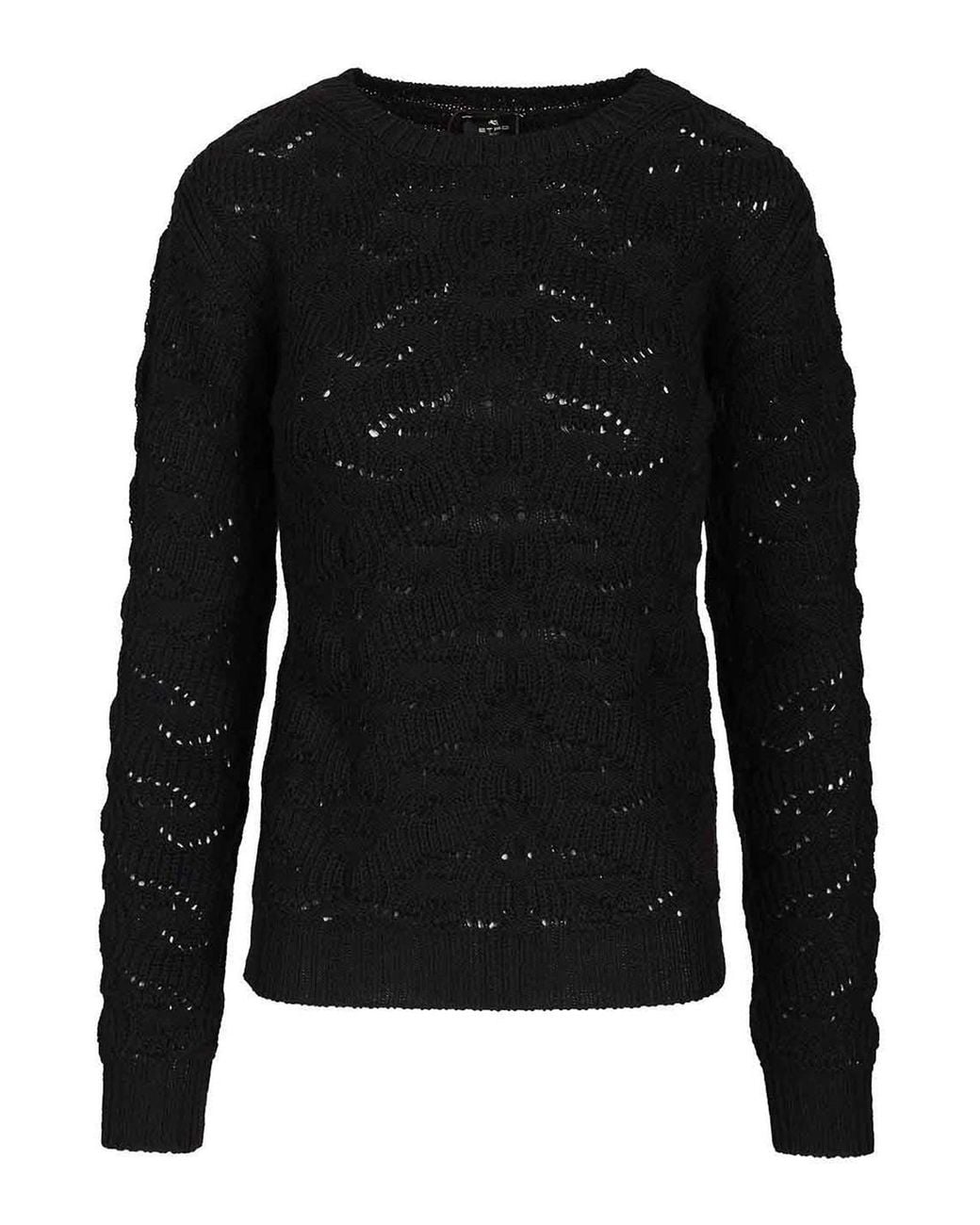 Etro Black Paisley Sweater