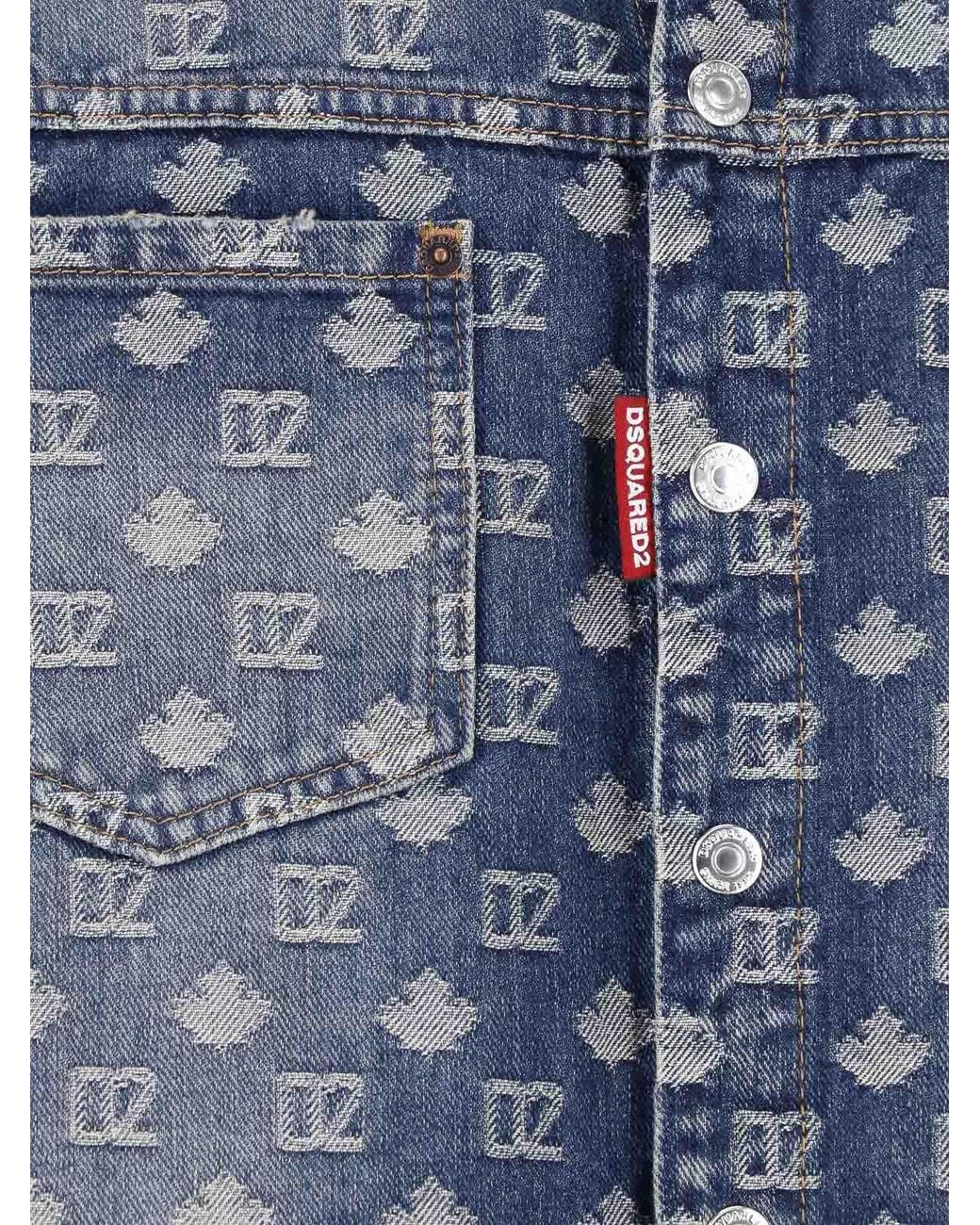 Camisa DSquared² de hombre de color Blue