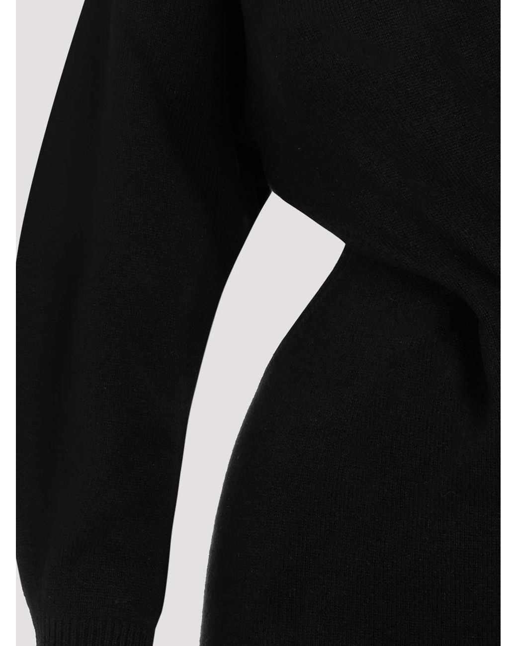 McQueen Black Wool Mini Dress