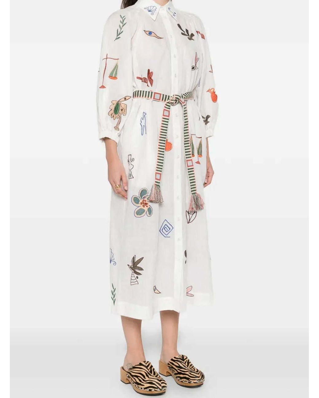 ALÉMAIS White Shirt Dress