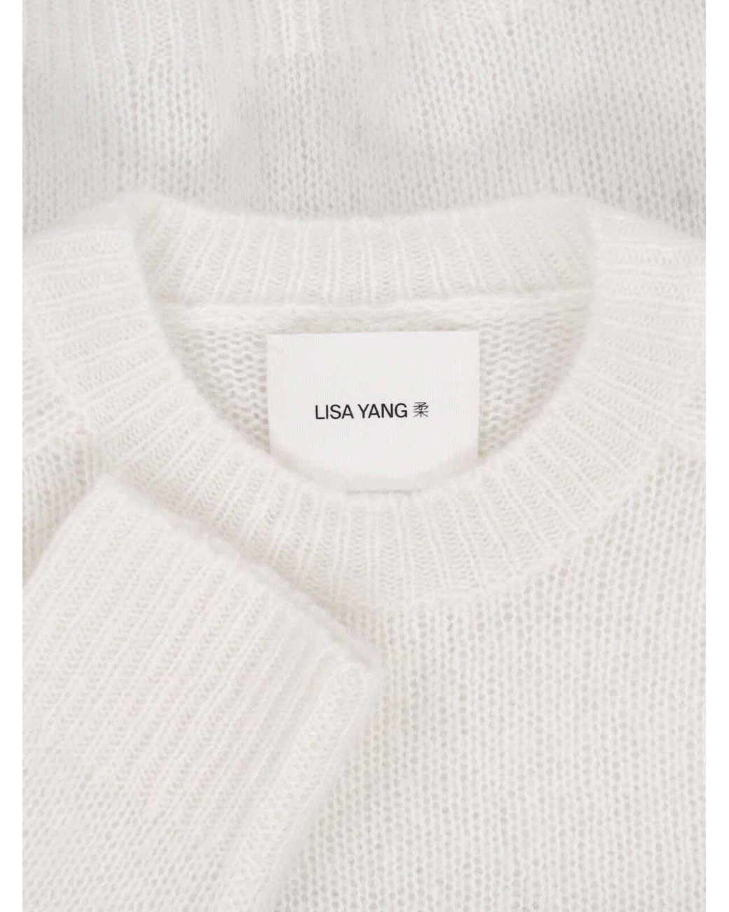 Lisa Yang White Cashmere Sweater