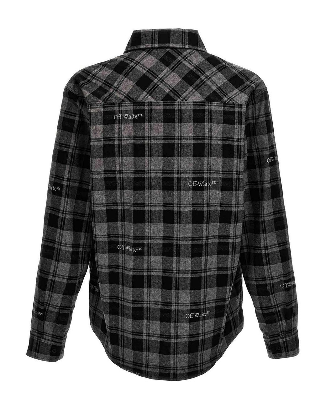 Off-White c/o Virgil Abloh Black Off Cotton Shirt for men