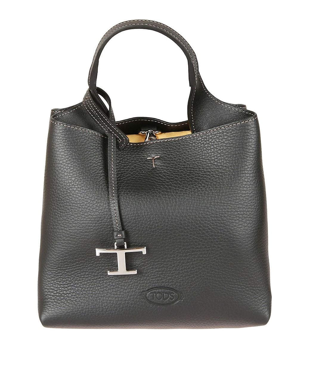 Tod's Black Leather Tote
