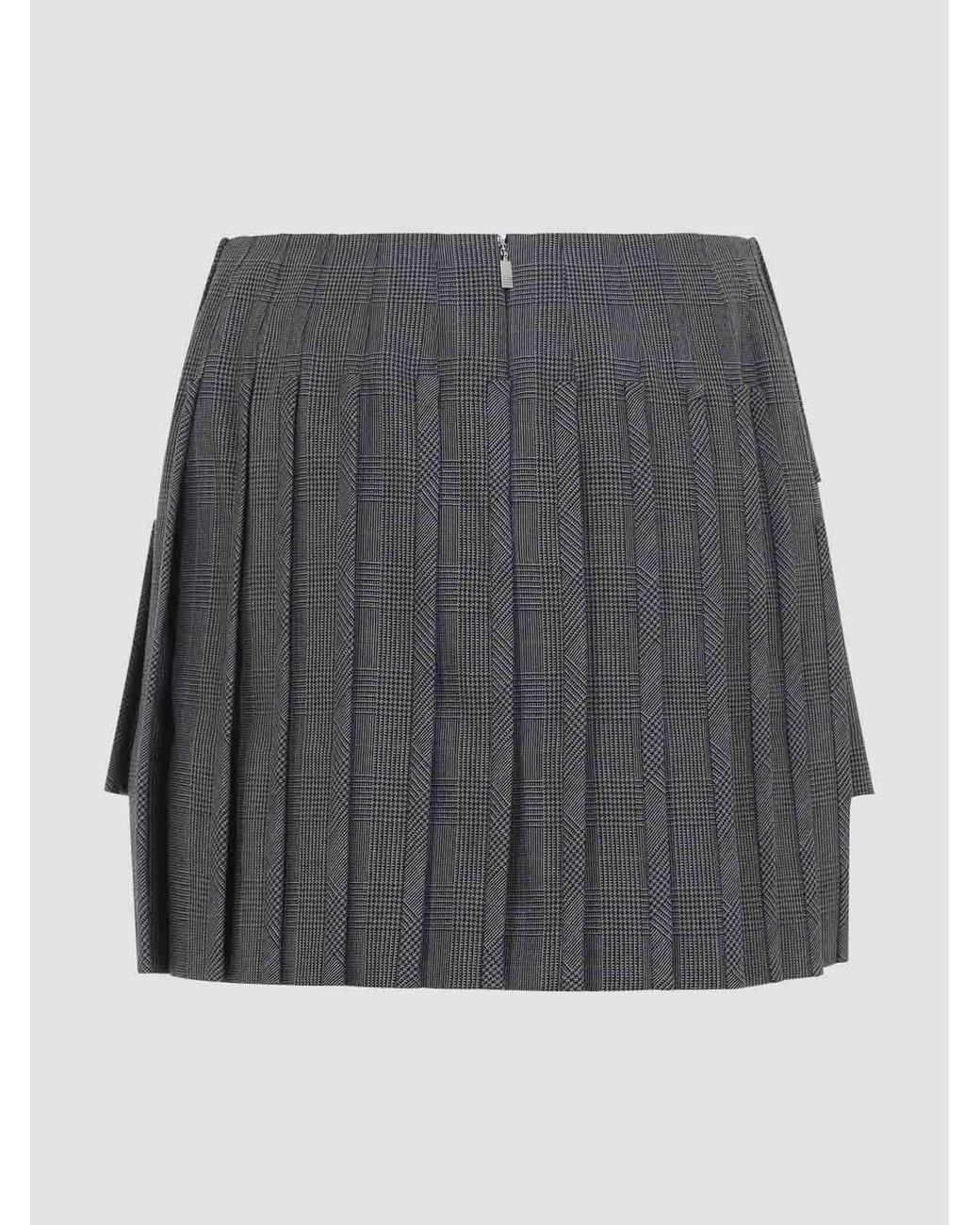 Mini Jupe Thom Browne en coloris Gray