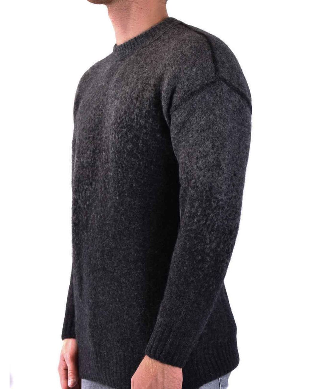 Isabel Benenato Black Sweater for men