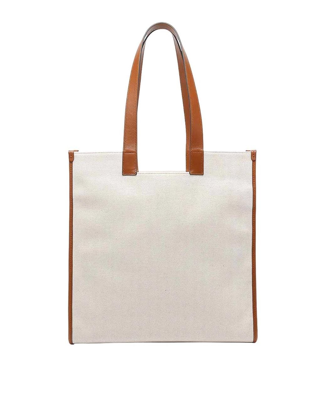 Bally White Natural Easy Tote Bag