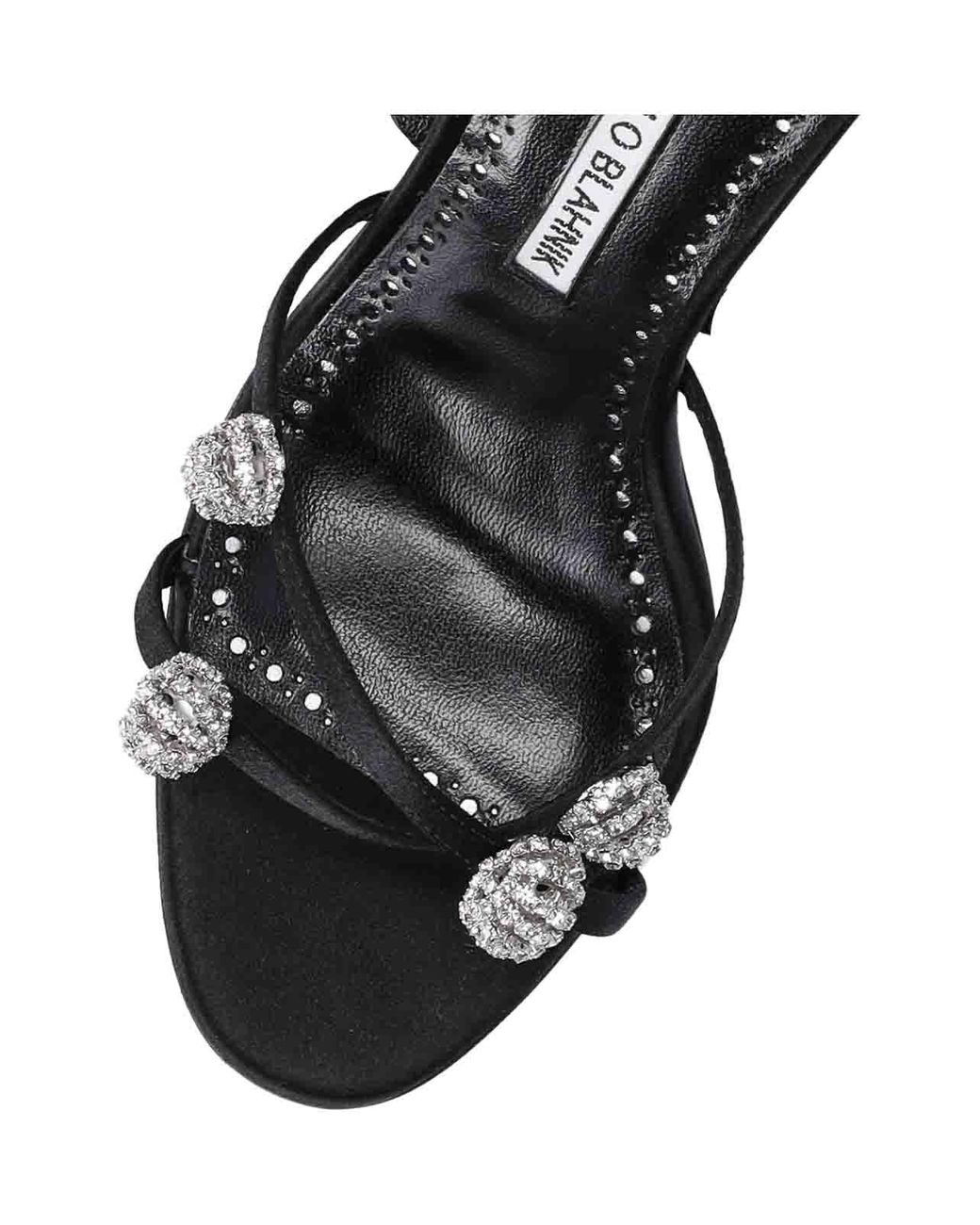 Manolo Blahnik Black Sandals