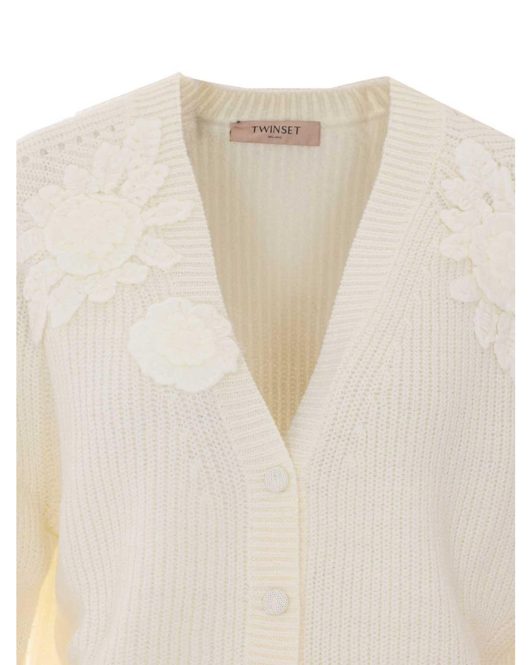 Twinset White Ivory Cardigan