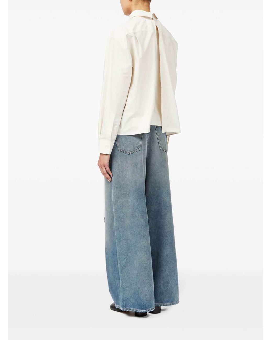 MM6 by Maison Margiela White Strata Shirt
