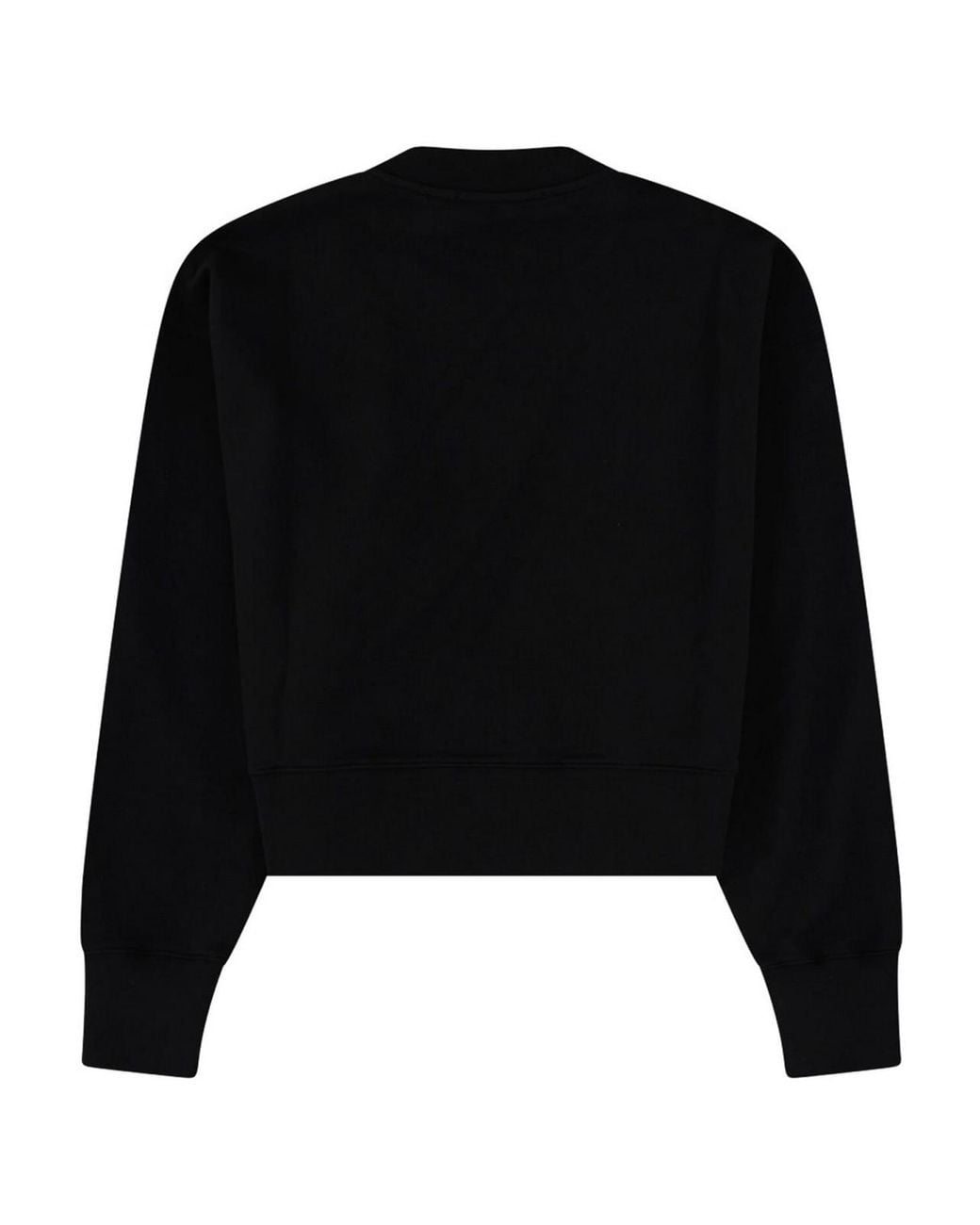 MSGM Black Sweatshirt With Logo