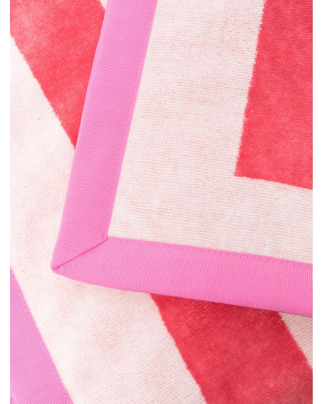 Moncler Pink Logo-Print Cotton Towel