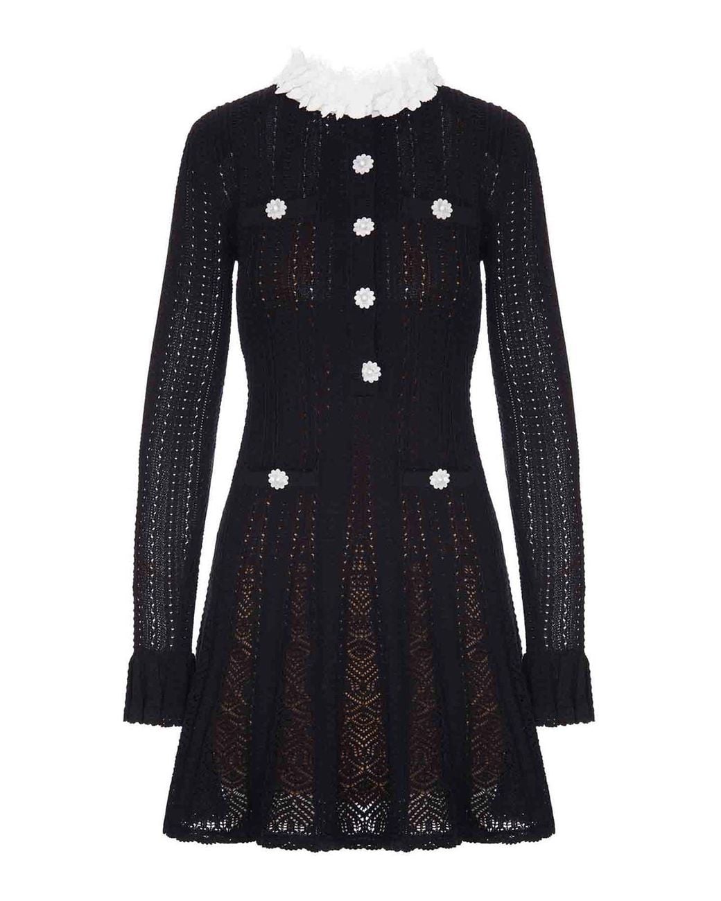 Self-Portrait Black Short Dress