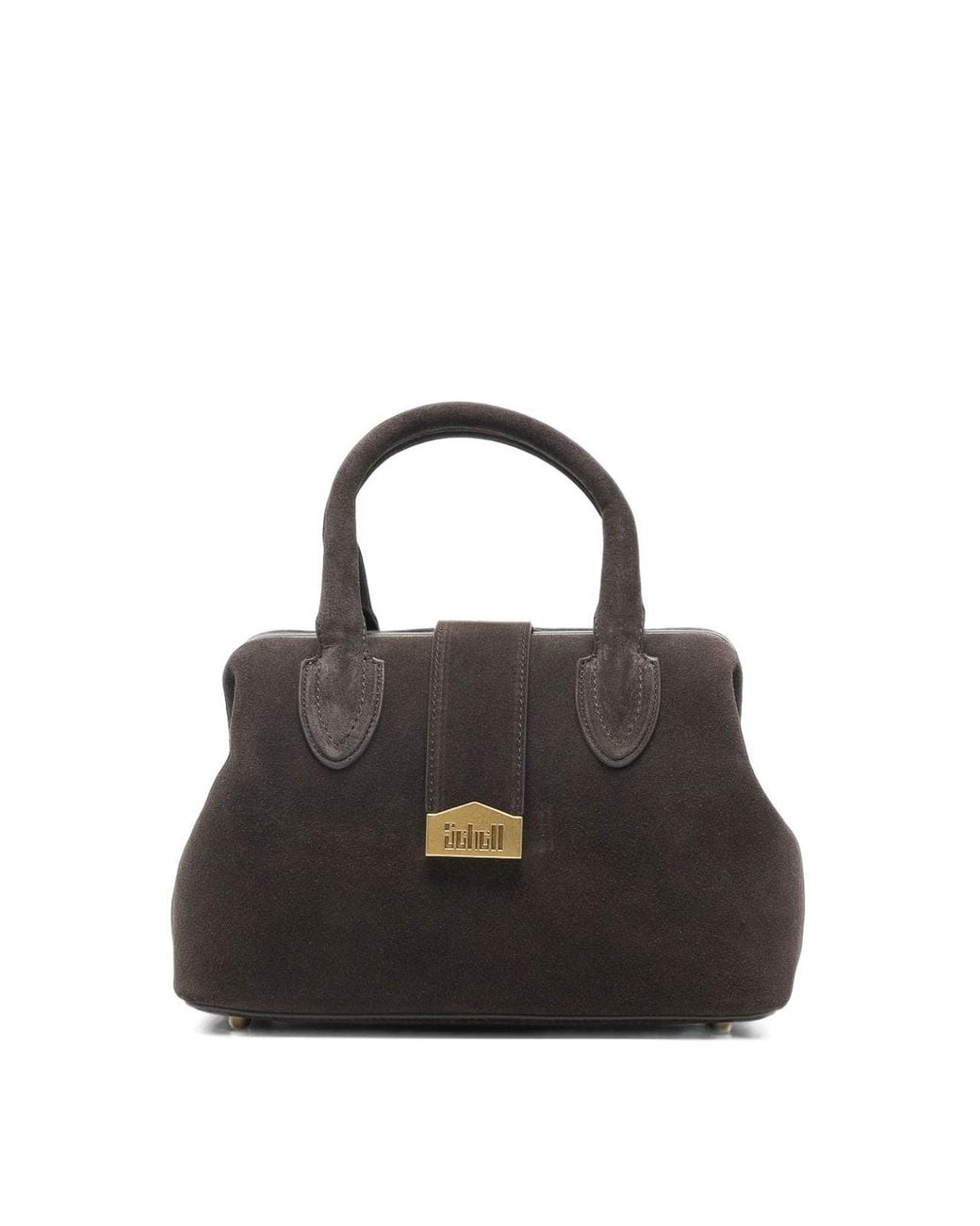 Schell Black Dark Bag With Handles And Strap