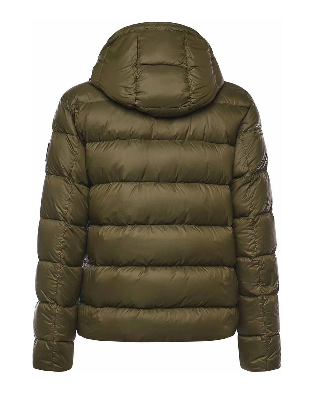 Fay Green Double-Front Down Jacket for men