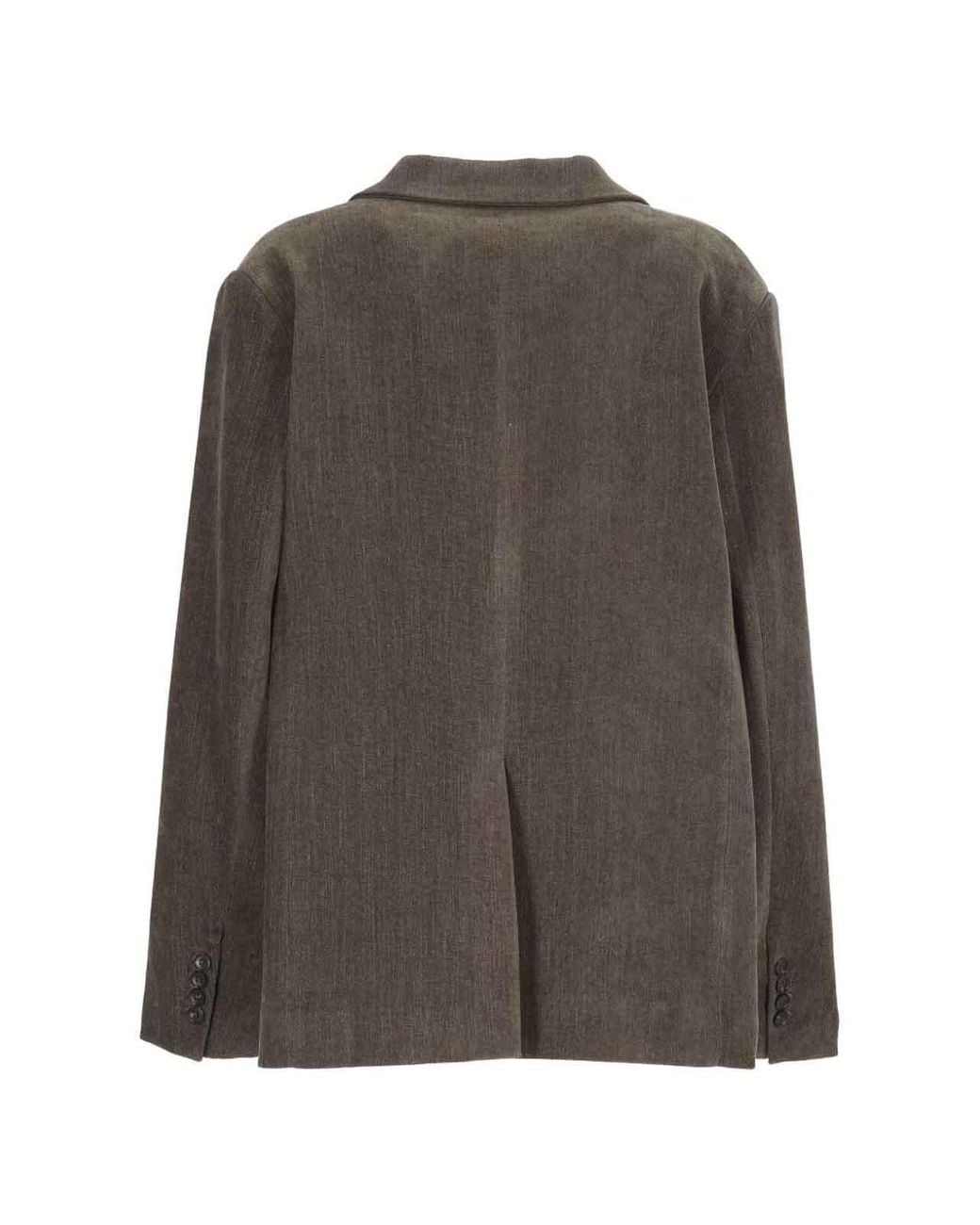 ELEH Black Corduroy-Effect Blazer