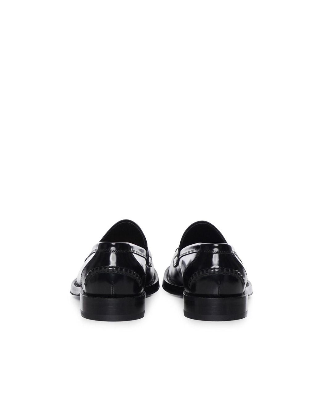 Dolce & Gabbana Black Leather Moccasin for men