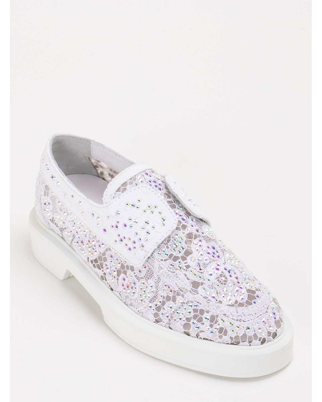 Le Silla White Loafer