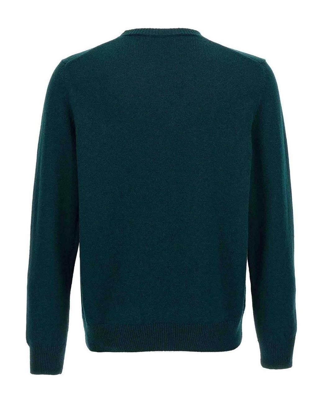 Zanone Green Wool Sweater for men