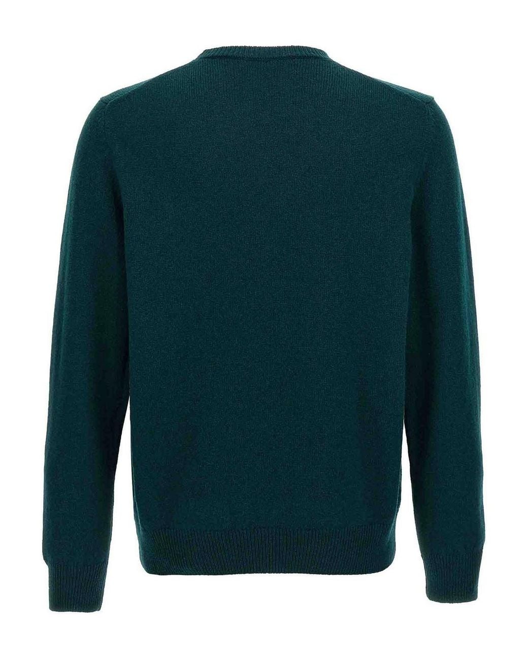 Zanone Green Wool Sweater for men