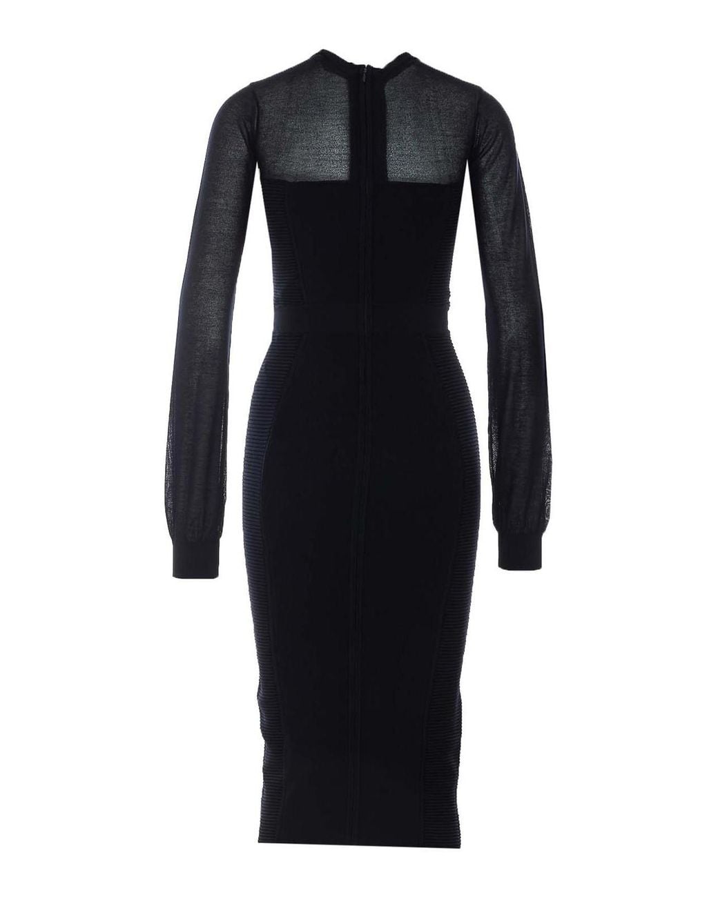 Elisabetta Franchi Blue Knitted Dress