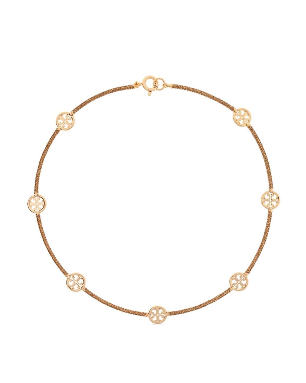 Tory Burch Metallic Miller Pav Necklace