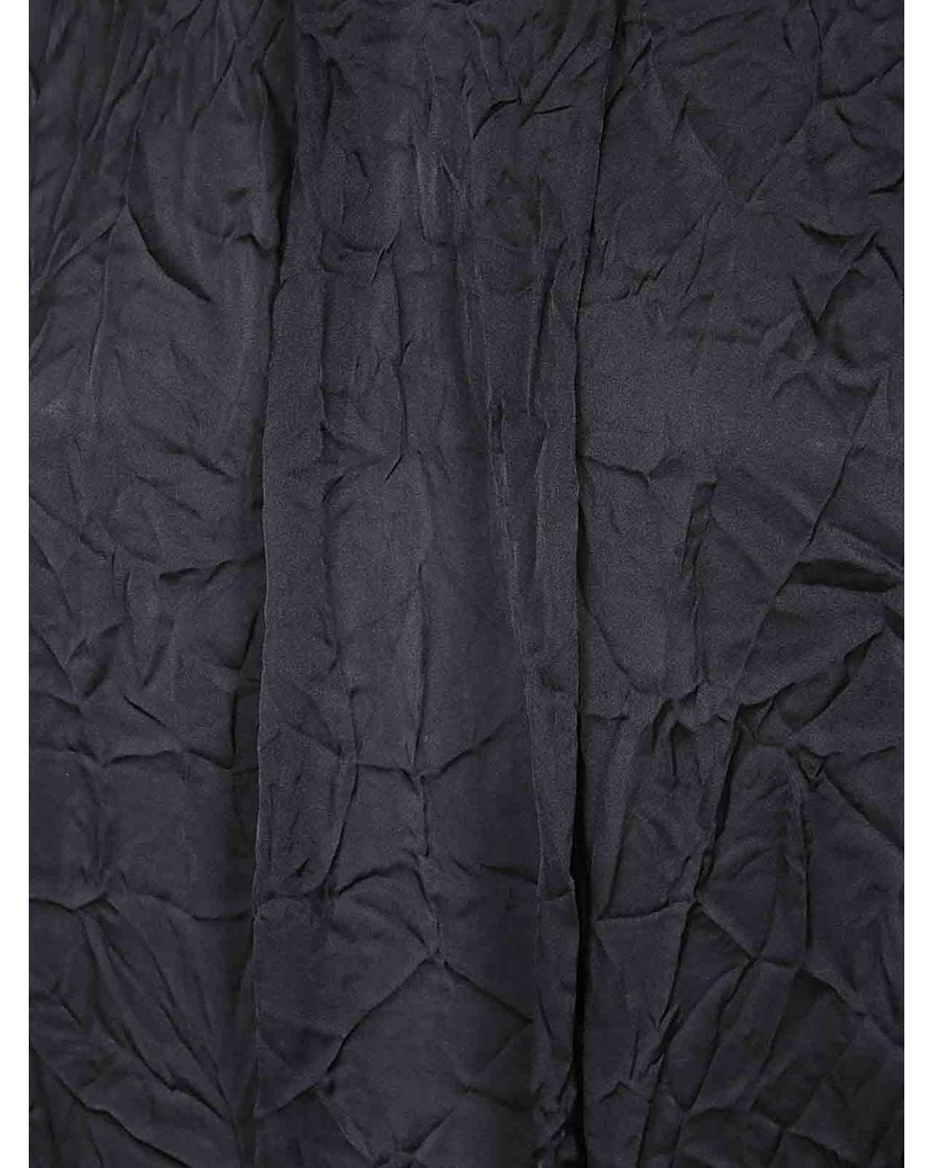 Maria Calderara Black Back Or Front Long Dress