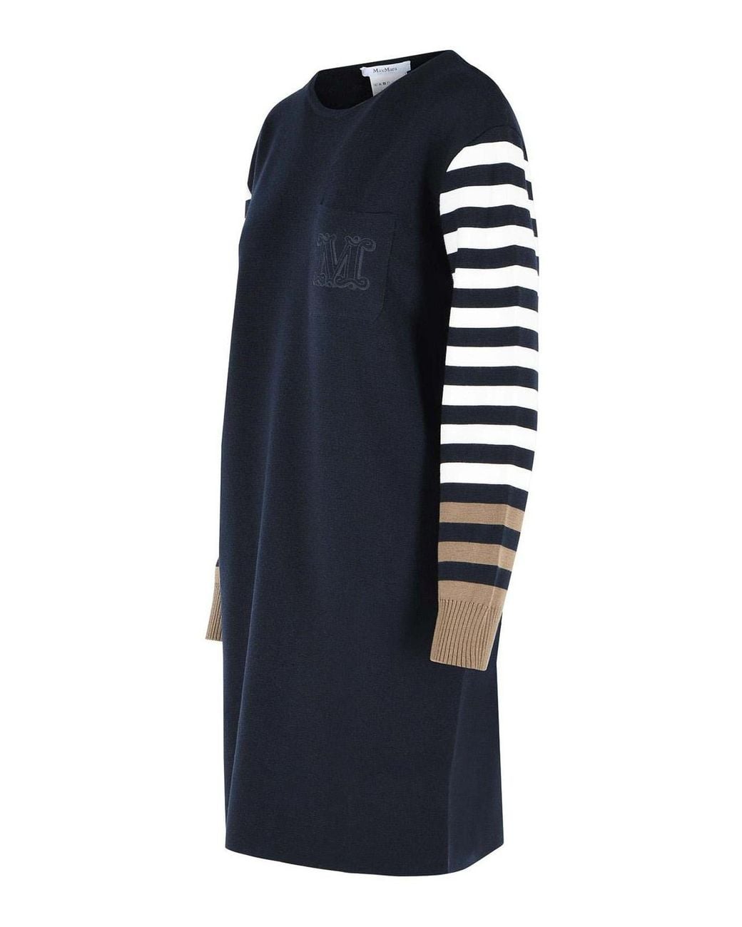 Max Mara Blue Cotro 'Velo' Dress