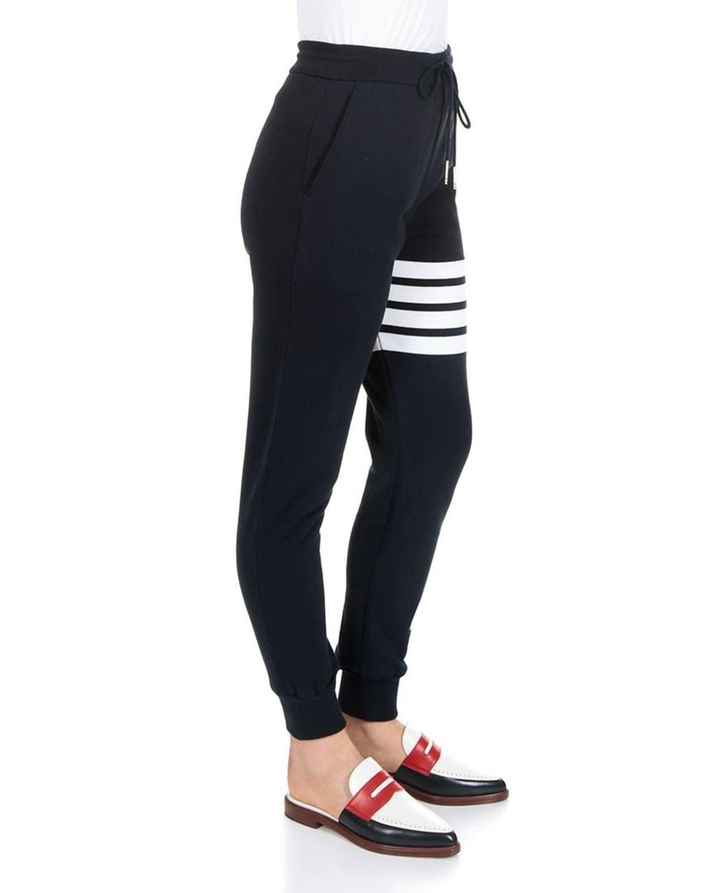 Thom Browne Blue 4 Bar Sweatpants