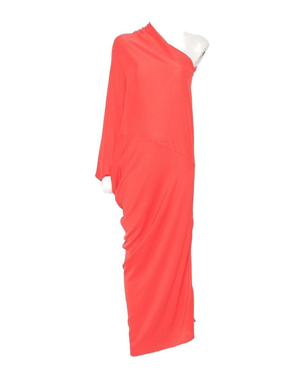 Cortana Red Delore Silk Long Dress