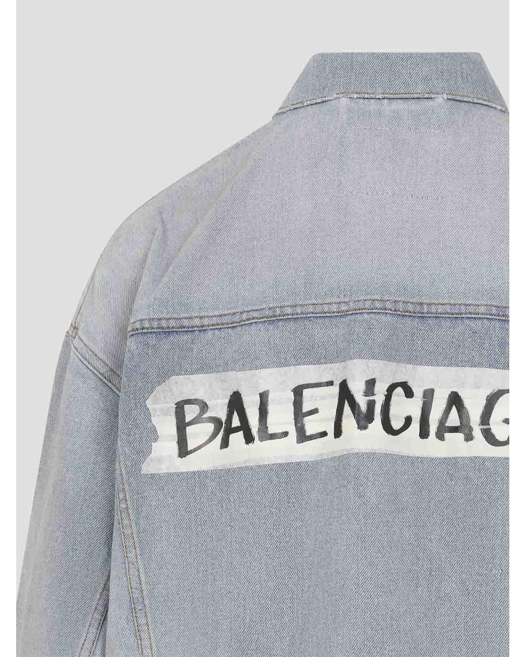 Balenciaga Blue Regular Jacket