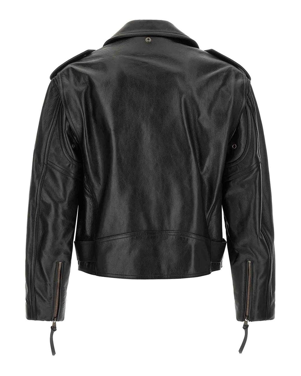 Balmain Black Biker Jacket for men