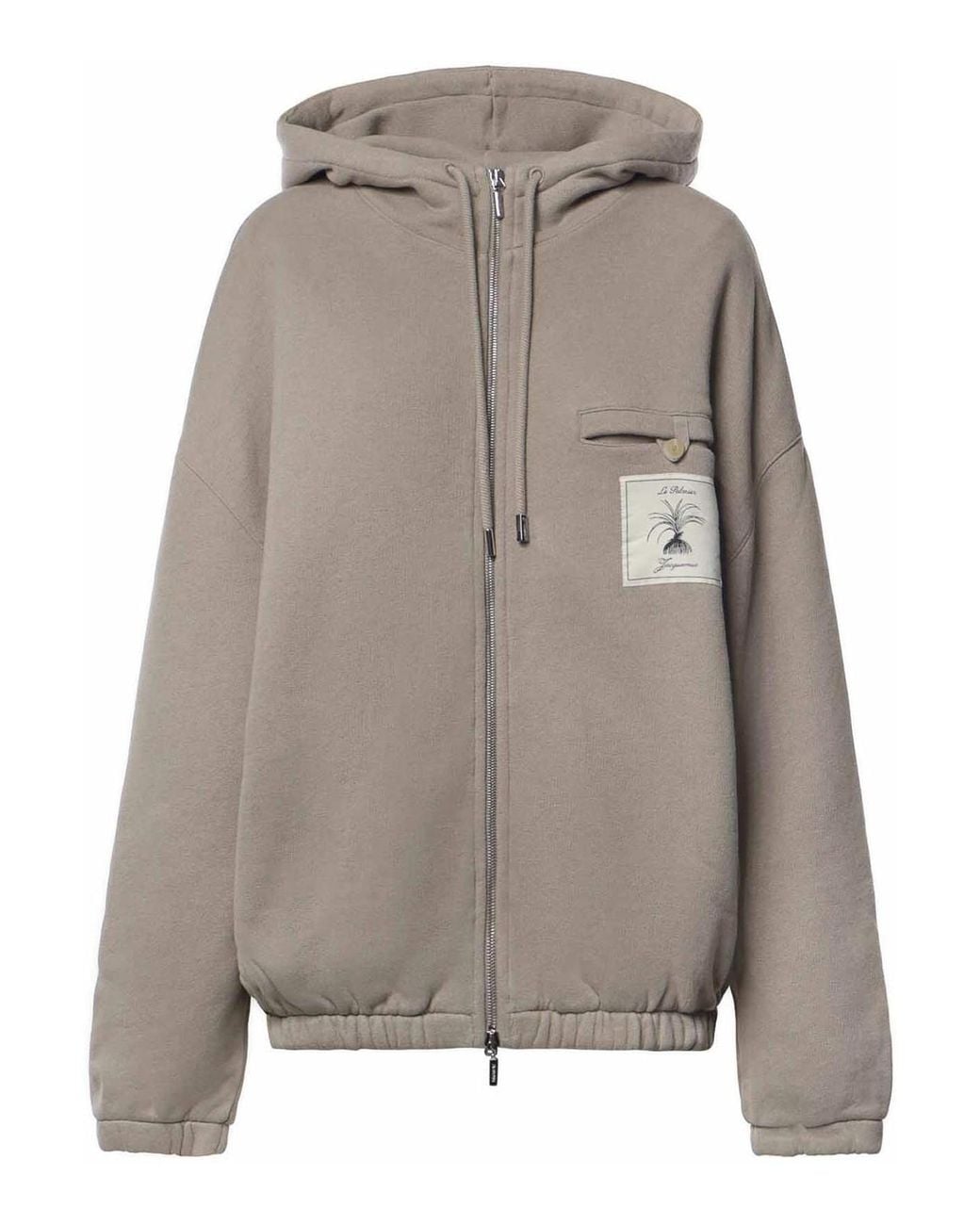 Jacquemus Gray Tournament Hoodie for men