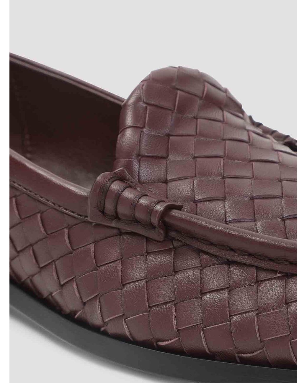 Bottega Veneta Brown Silenzio Supple Intrecciato Loafer