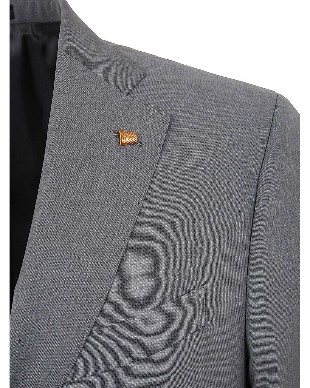 Sartoria Latorre Gray Suit With Two Buttons for men