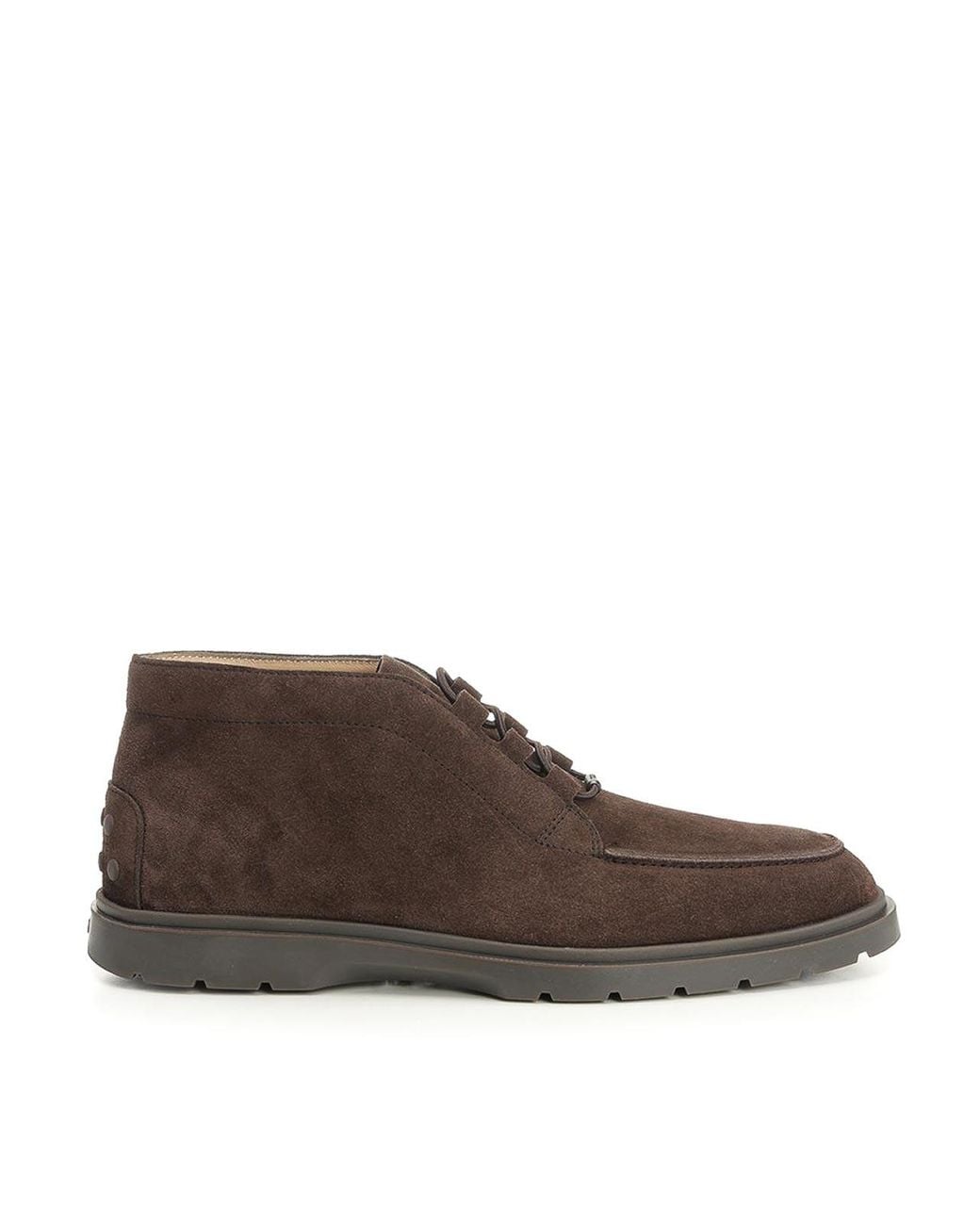 Tod's Brown Suede Ankle Boot for men
