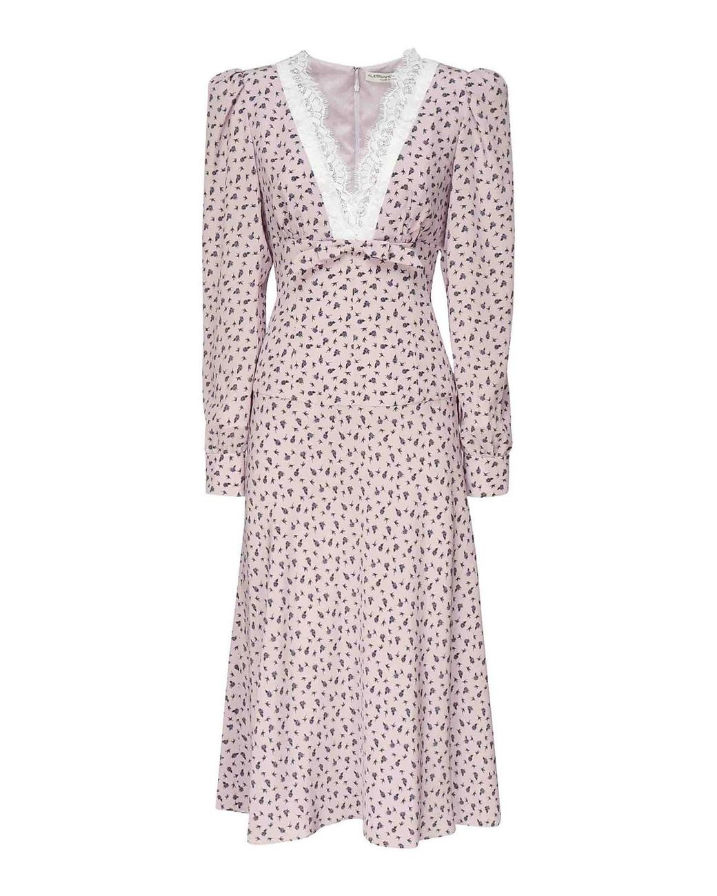 Alessandra Rich Purple Maxi Dresses