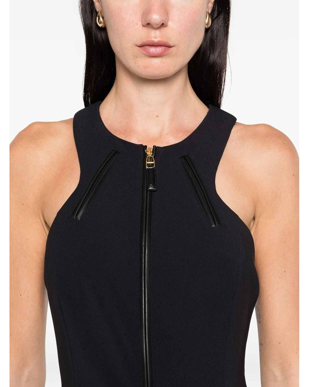 Elisabetta Franchi Black Jumpsuit