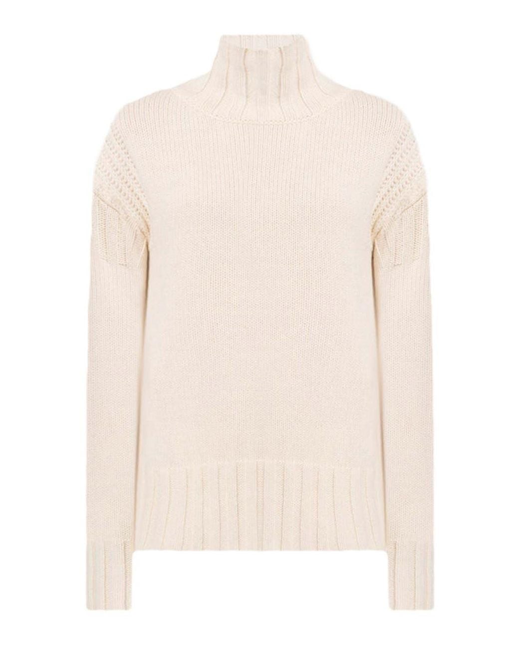 Pull Col Roulé Jil Sander en coloris White
