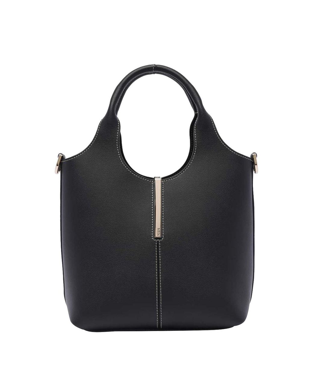 Tod's Black Mini Leather Shopping Tote Bag