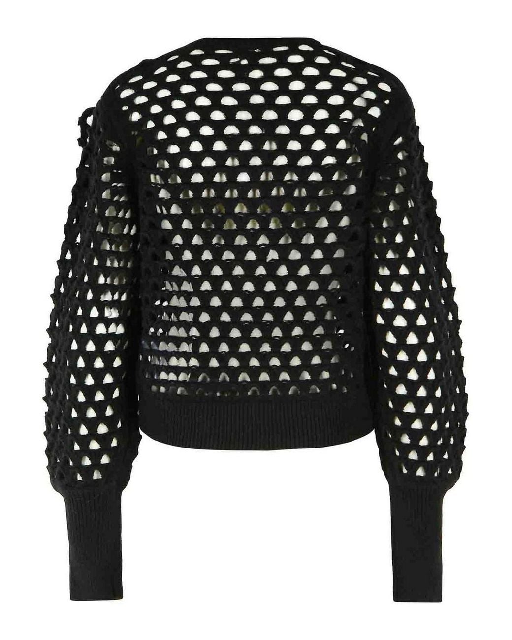 Blumarine Black Cut-Out Detailed Cardigan