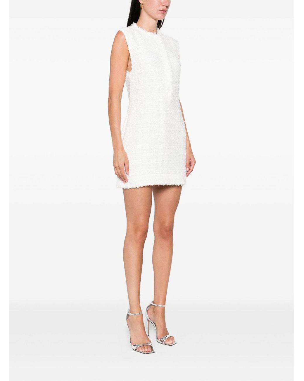 IRO White Sannai Mini Dress