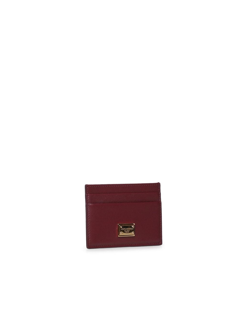 Dolce & Gabbana Purple Plong Calfskin Card Holder